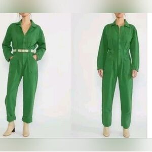 ETICA Green Kingsley Vintage Twill Utility Sustainable Jumpsuit Size S